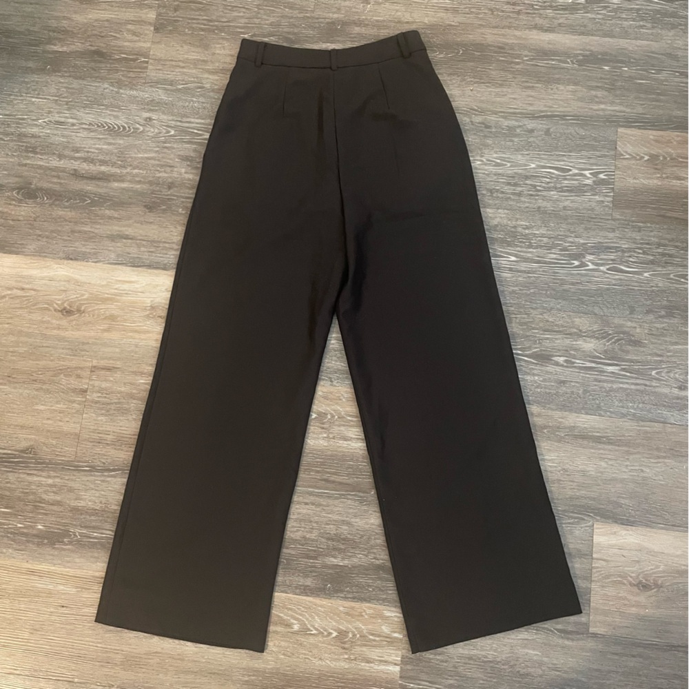 NWT Commense Wide Leg Baggy Pants Black - Picture 3 of 9